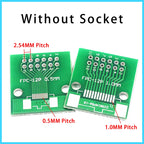 FPC/FFC Adapter Board 0.5/1.0MM to 2.54MM Soldered Connector 4/5/6/8/10/12/14/16/20/26/3040/45/50/60Pin