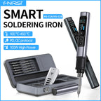 FNIRSI HS-02  Smart Soldering Station 100W Electric Soldering Iron Adjustable Constant Temperature Fast Heat Solder Iron Kit