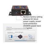 Industrial Modbus Serial RS232 RS485 RS422 to Ethernet Converter Device Server TCP/RTU/UDP RJ45 to RS232+RS485