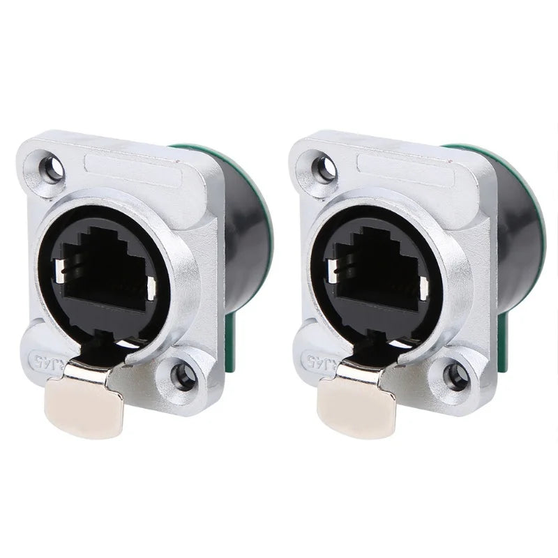 2Pcs RJ45 PCB Panel Fire Retardant Durable Insulator Material EL‑RJ‑WH5 Injection Board