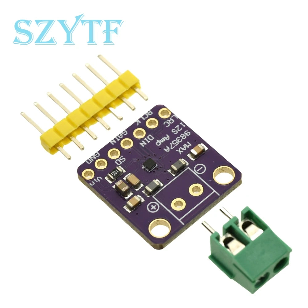 1-20pcs MAX98357A I2S Class D Audio Amplifier – 3W Digital Power Module for DIY Speakers & Smart Voice Systems