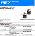 Omron E6B2-CWZ6C E6C2-CWZ6C 100 200 360 500 600 1000 1024 2000P/R New and Original Rotary Encoder 2M 5-24VDC