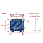 0.96 inch OLED IIC Serial White Display Module 128X64 I2C SSD1306 12864 LCD Screen Board GND VCC SCL SDA 0.96" for Arduino Black