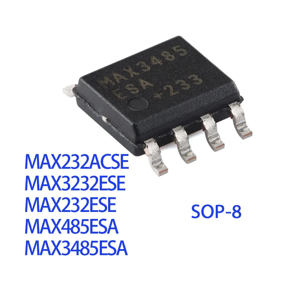 10PCS MAX232ACSE MAX3232ESE MAX232ESE MAX485ESA MAX3485ESA MAX3232 MAX232 MAX485 MAX3485 IC Chip SOP8