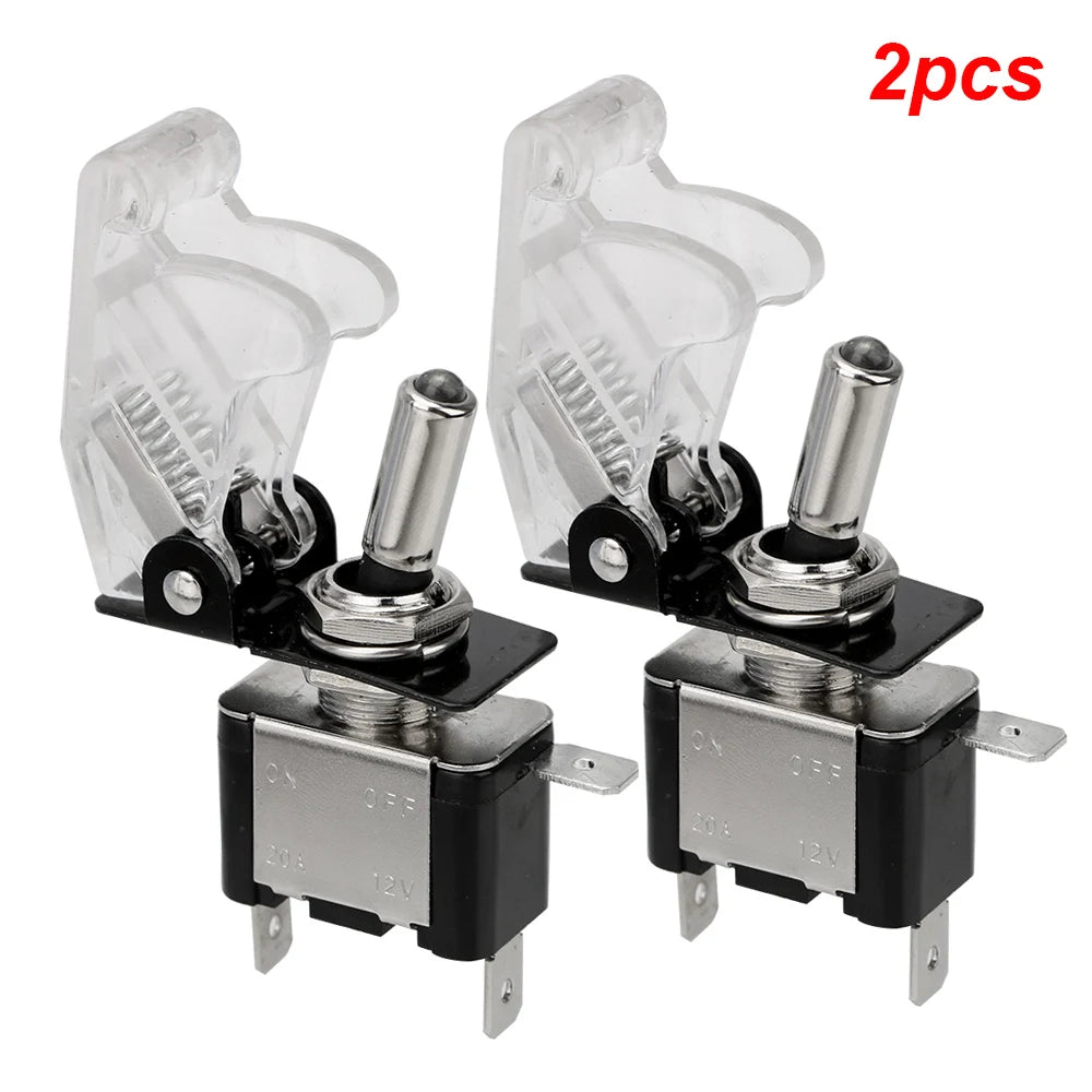 12V SPST Toggle Rocker Switch LED Light for Ignitions Boost Marine Boat Racing Car Switch Light Toggle Truck Trailer Accessories