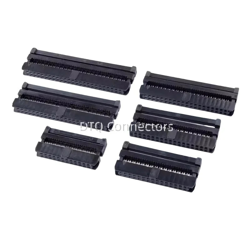 10Pcs 2.0 2mm Pitch FC 2X3/4/5/6/7/8/10/12/13/15/17/20/25 Pin IDC Female Header Socket Connector For 1.0mm Flat Cable