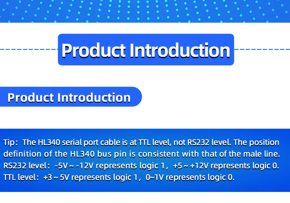 1PCS USB to Serial Port 9-Pin Data Cable HL-340 Chip to RS232 Converter Male Female USB2.0 to DB9 Interface Conversion Cable