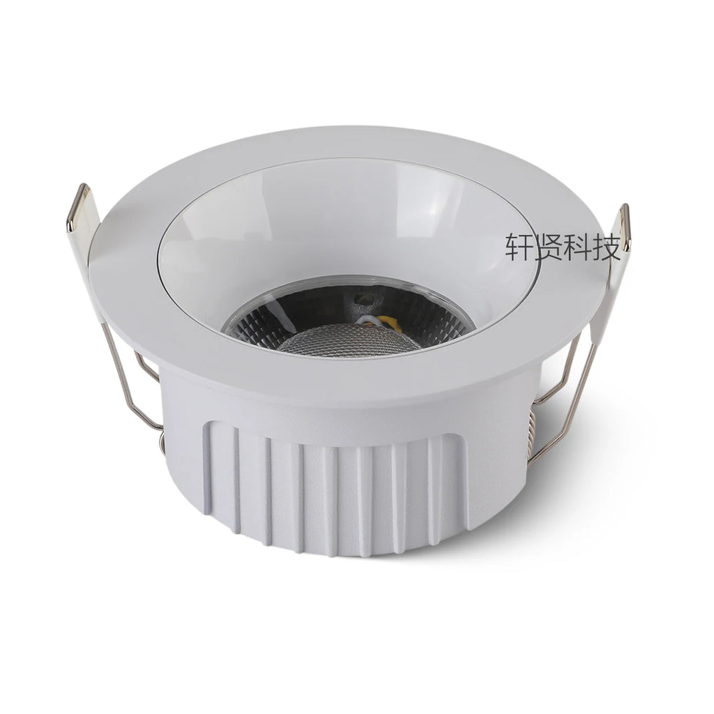 Recessed Round LED COB Ceiling Spot Light 5 CCT Switchable/ Tuya BLE/ Zigbee/ DALI Fixtures Lighting Indoor Smart Lamp Lighting