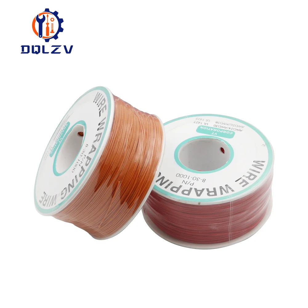 30AWG Wire Wrapping Tinned Copper Solid PVC insulation Single Strand Copper Cable Ok Wire Electrical Wire PCB Flying Jumper Wire
