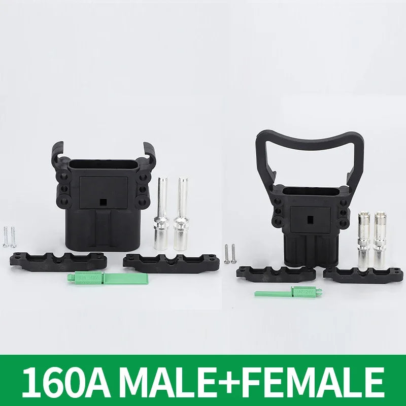 1/5/20Sets REMA Type Forklift Male And Female Plug 80a160a320a High Current Battery Battery Charging Connector