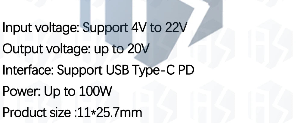 USB-C PD Trigger Board Module PD/QC Decoy Board Fast Charge USB Type-c to 12v High Speed Charger Power Delivery Boost Module