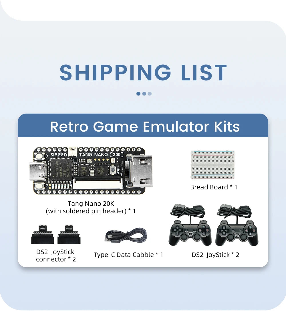 Sipeed Tang Nano 20K Game Kits FPGA RISCV Linux Development Board