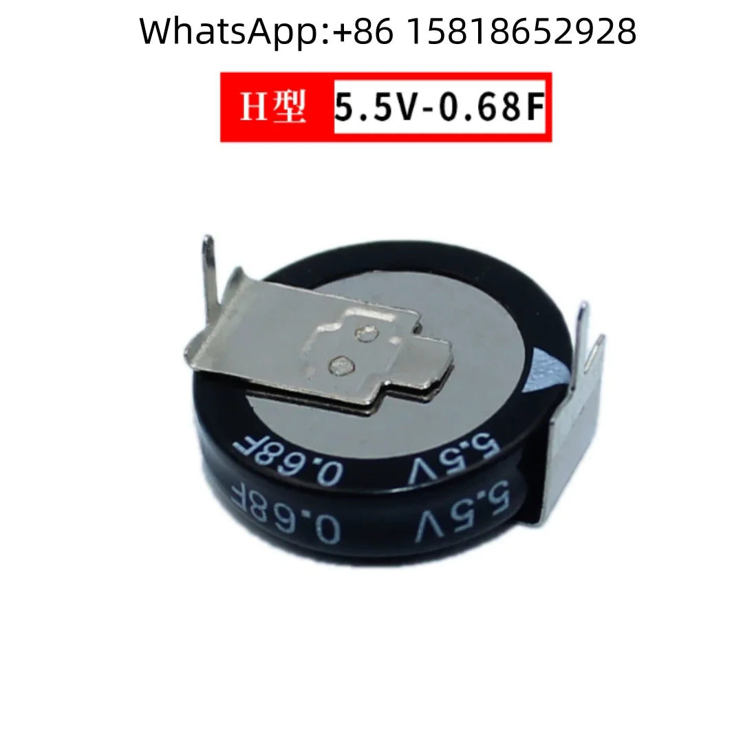 4pcs Super Capacitors V.H.C Type 5.5V 0.1F, 5.5V 0.22F, 5.5V 0.33F, 5.5V 0.47F, 5.5V 1.0F, 5.5V 1.5F, 5.5V 2.5F, 5.5V 5.0F, 5.5V
