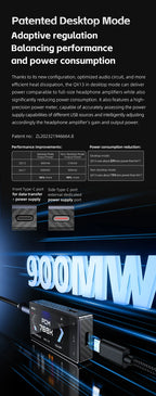 FiiO QX13 HIFI Portable Headphone Amplifier AMP Hi-res Desk TOP-grade Decoder USB DAC ES9027PRO DSD512 PCM768K 900WM