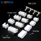 10Set XH2.54 2/3/4/5 Pin Terminals Plastic Shell Male Plug + XH 2.54 2P 3P 4P 5P 6P 7P 8P 9P 10P 12PFemale Socket Wire Connector