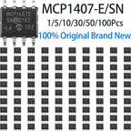 1~100Pcs MCP1407-E/SN SOP8 Surface Mount 6A High Speed Power MOSFET Driver Integrated Circuit Chip For Power Control Board