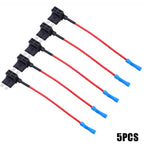 Automotive Fuse Box Circuit Adapter Mini Small and Medium Size ATM Blade Fuse for Car Van Motorcycle RV Boat Tractor TAP Adapter