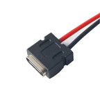2/5/10pcs USB-C High Current Charging Socket With Rubber Ring 2Pin 4Pin Straight ear Side Ear Type C Waterproof Female Connector