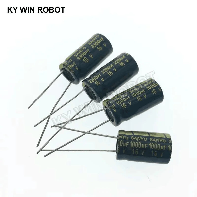 Direct Plug Radial Electrolytic Capacitor 6.3V-450V 10UF-4700UF 105℃ High Frequency Low ESR Aluminum Capacitor Fast Shipping Off
