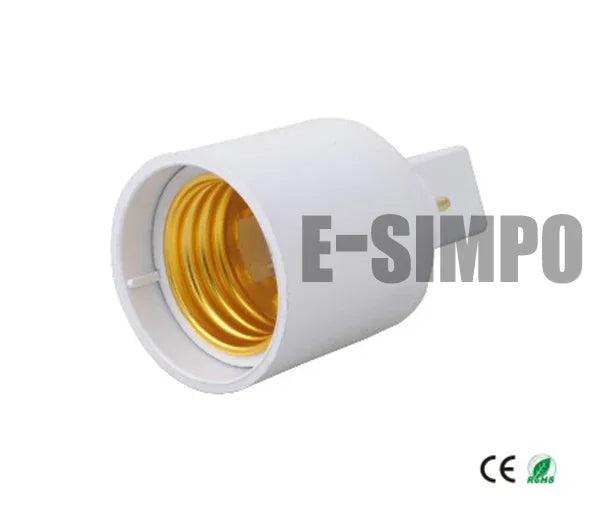4pcs G23 To E26 E27 Lamp Base Adapter CFL 2Pin PLS LED Table Desk Reading Light Bulb Lamp Holder Converter Extender