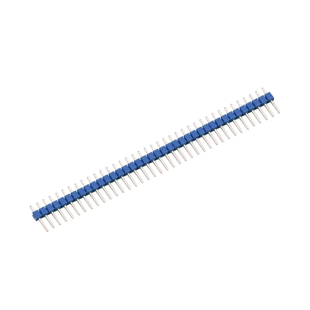10PCS 2.54mm 1X40Pin Single Row Male Breakable Pin Header Connector PCB Pin Strip for Arduino Yellow/Green/White/Black/Red/Blue