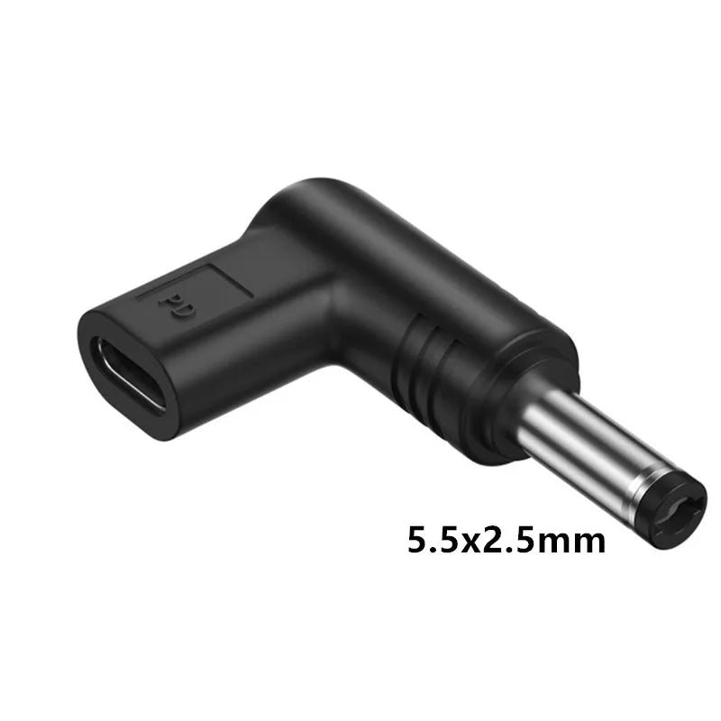 USB C PD to DC Power Connector Universal 5V 9V 12V 15V 19.5V Type C to DC Jack Plug Charging Adapter Converter for Router Tablet