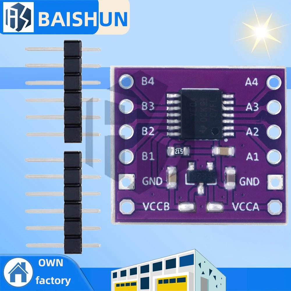 CJMCU‑401 TXB0104 4‑Bit Bidirectional Level Shifter Auto‑Sensing ESD Protection Voltage Translator