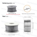 10g 100g Soldering Wire Mixed Tin Rosin Core Flux 2.0% Dia 0.8/1/1.2/1.8mm No-clean Solder Welding Wire For Electrical Soldering