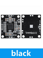 1PCS EGBO Super Slim 2 x 15W PAM8610 Class D Digital Dual Power Audio Amplifier Board 12V black