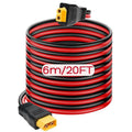 6m 3m 1.5m 12AWG XT60 Male to XT60 Female Charging Cable for ALLPOWERS R600 R1500 R2500 Ecoflow River Delta Etc. Solar Generator
