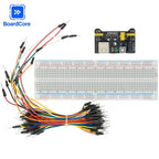 MB102 Breadboard Power Module 3.3V/5V MB-102 830 Points Prototype Bread Board for Arduino Kit 10/20/30cm Dupont Wire 65pcs Cable