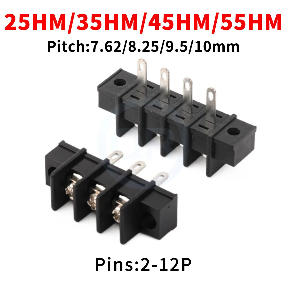 (10 PCS) KF 25HM - 7.62mm / 35HM - 8.25mm / 45HM - 9.5mm / 55HM - 10mm / 65HM - 11mm Grid PCB Terminal Block Connector