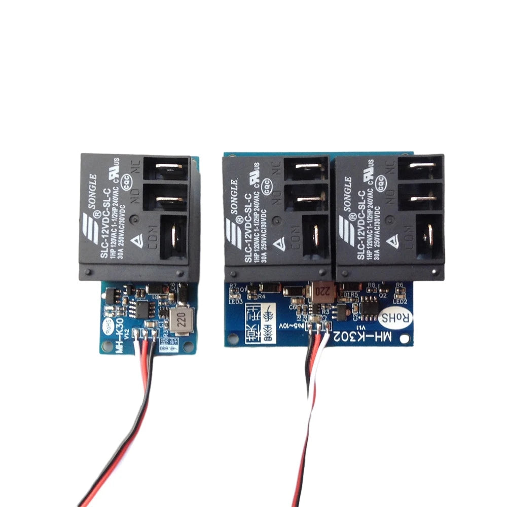 30A Electronic Relay Module 12V 1/2 Channel High Power PWM Relay Switch Remote Control On Off for DIY RC Models