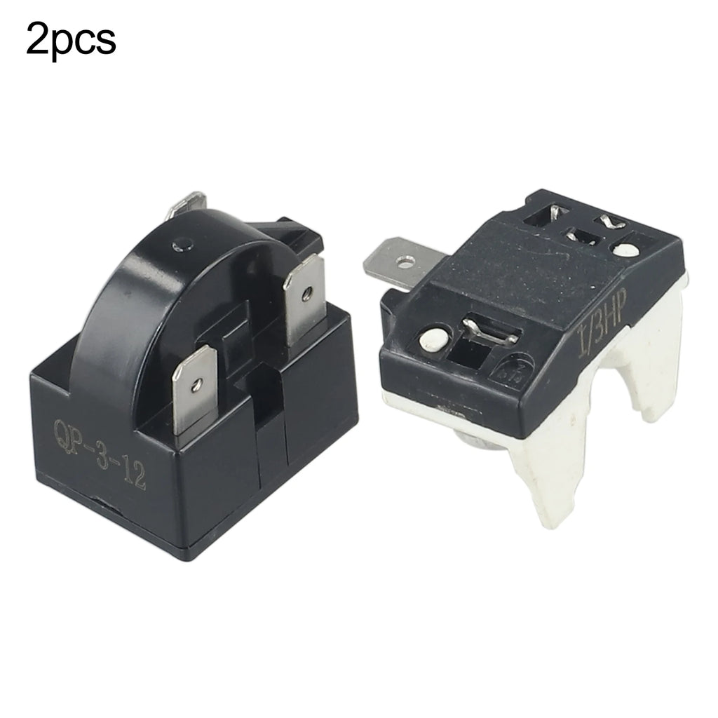 Starting Relay Refrigerator PTC Starter Relay Replacement 1/2/3/4Pins 12ohm Compressor Overload Protector
