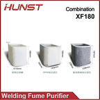 HUNST Welding Marking Smoke Absorption Dust Purifier XF180 XF250 Laser Smoke Exhauster Filter Element Replacement