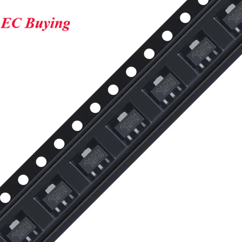 100Pcs/5pc ME6209 6209A ME6209A 3V 3.3V 4V 4.5V 5V ME6209A33PG ME6209A50PG SOT-89 Low Power Dropout LDO Linear Regulator IC SMD
