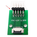 1PC FPC Connector 10PIN Flexible Cable Adapter Board FFC To 2.54mm Straight Plug Soldered With 0.5mm Spacing Socket PCB