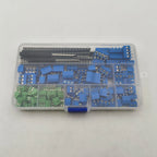 1Box KF128 KF301 PCB Screw Terminal Block Connector Kit 2.54mm 5mm Pitch 2Pin 3Pin 4Pin with Pin Header Screwdriver