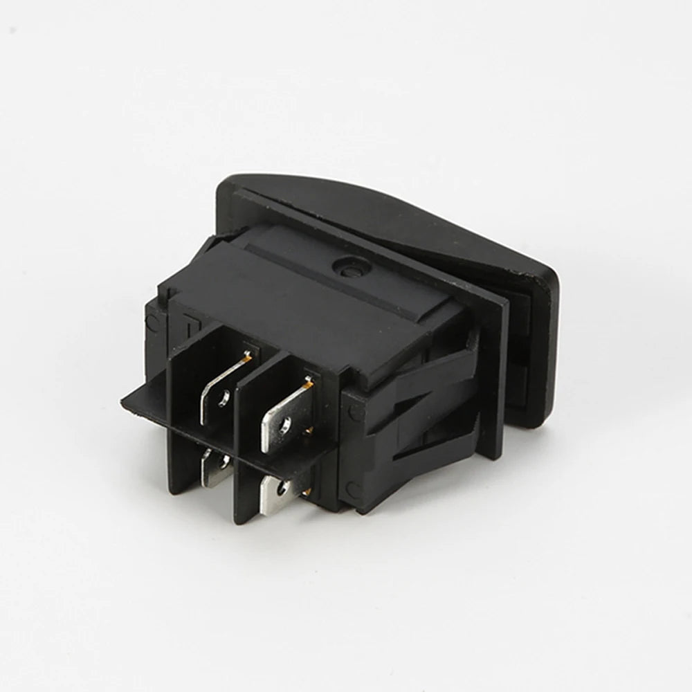 ABILKEEN KCD2 Rocker Marine Switch DC12-24V ON-OFF Latching Toggle Rocker Push Button with LED Illuminate 4-Pin Terminal