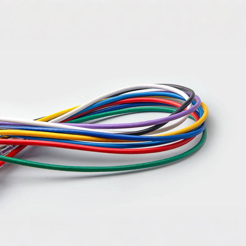 (5pcs/Pack) Patch Cord RJ45 Colour UTP Cat6A 28AWG Slim Ethernet Network Cat 6 Ethernet Cable 4 PVC Cat7 STP Internet Lan Cable