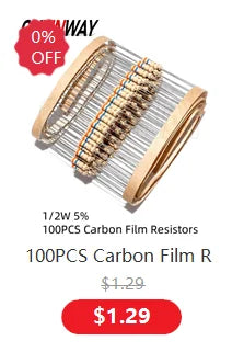 10PCS 4PIN 5PIN 6PIN 7PIN 8PIN 9PIN 10PIN Exclusion Network Resistor Array DIP 100 220 330 470 680 1K 1.2K 2K 3.3K 4.7K 10K 100K