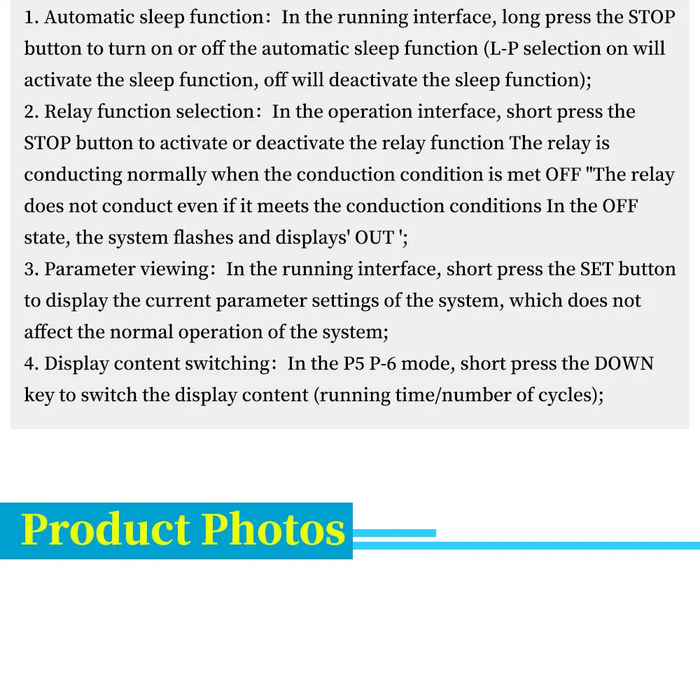 6-30V Micro USB Digital LCD Display Time Delay Relay Module Control Timer Switch Trigger Cycle Module XY-LJ02