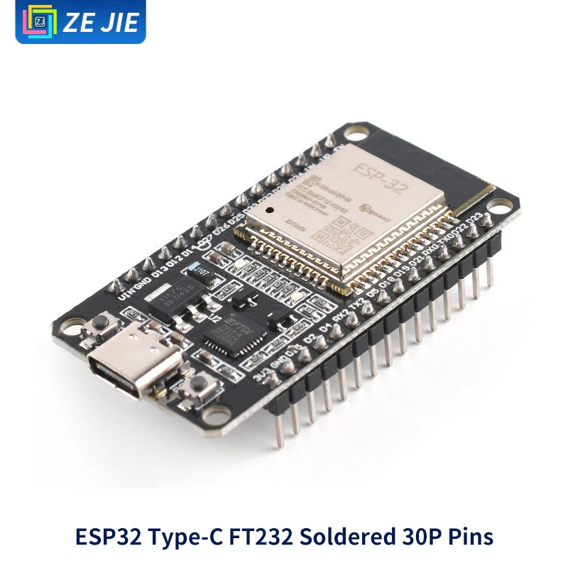 ESP32 Development Board Module, 8266 Wireless WiFi + Bluetooth, Dual-Core CPU, CH340 Chip, ESP32 Programming Socket