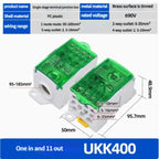 【UKK】Single - Pole Track - Type Junction Box | 80A - 500A Spliceable Multi - Output Terminal Blocks | Universal Power Connector