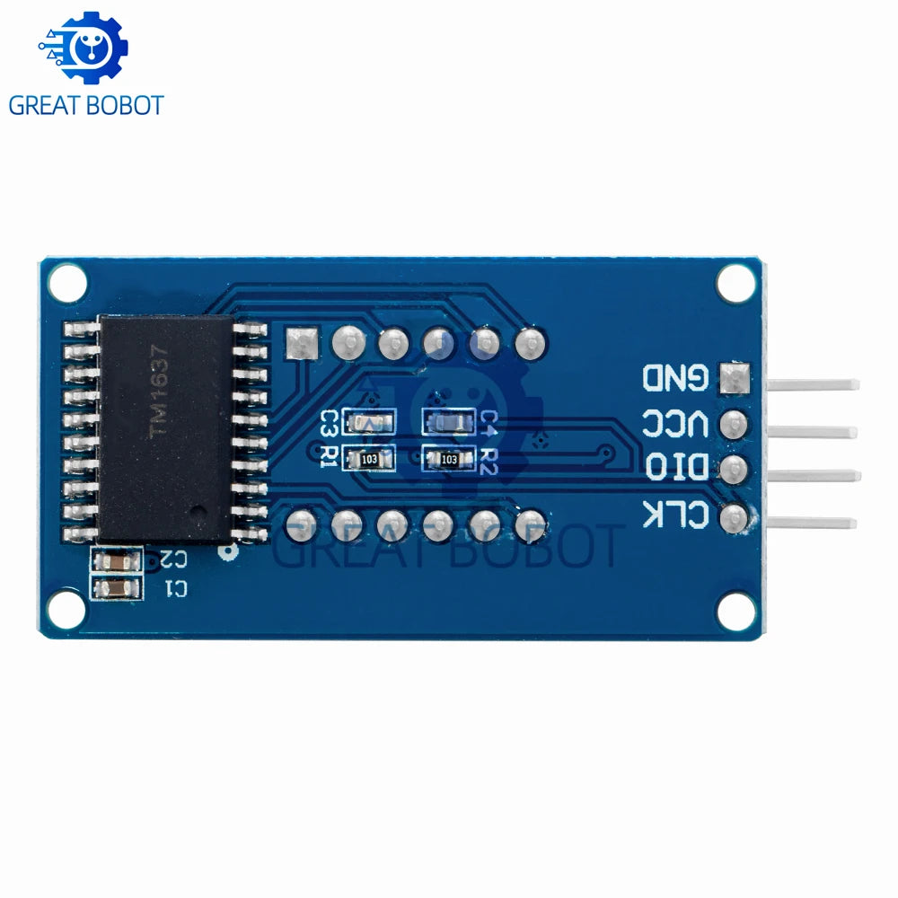 BS TM1637 4-Bits Digital LED Display Module-for Arduino!7-Segment,0.36Inch RED Anode Tube,Four - Serial Driver for Clock Display