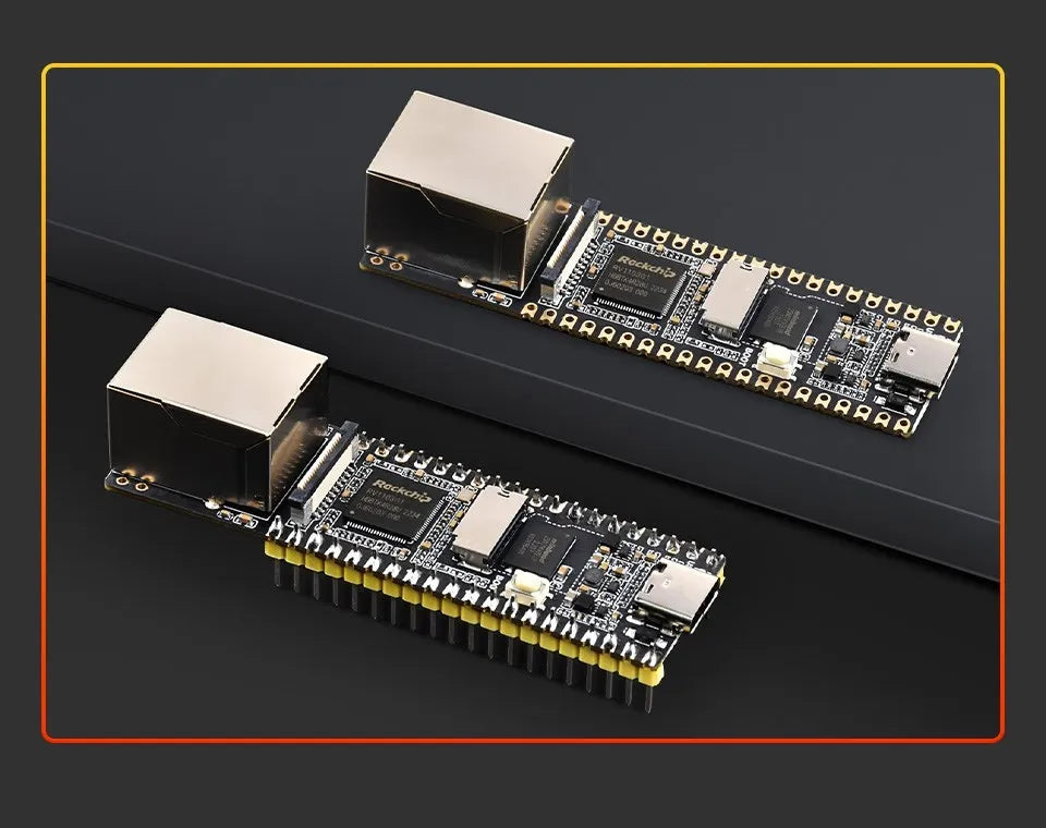 Luckfox Pico Plus,RV1103 Linux Micro Development Board,Integrates ARM Cortex-A7/RISC-V MCU/NPU/ISP Processors,With Ethernet Port