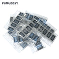 50PCS 1% 2512 SMD Resistor Samples kit 10ValueX5PCS=50pcs 1R00 R500 R470 R330 R220 R200 R150 R100 R050 R010