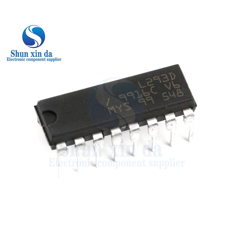 10PCS L293 L293D L293DD DIP-16 SOP-20 L293DD013TR SMD PUSH-PULL Four Channel Driver With Diodes IC