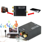Analog To Digital ADC Audio Converter Optical Coax RCA Toslink Audio Sound Adapter SPDIF Adaptor for Apple TV for Xbox 360 DVD