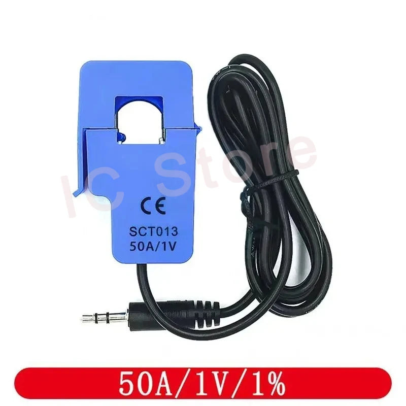 1PCS SCT-013-000 5A 10A 20A 30A 50A 100A 50MA 1V 1% Non-invasive Split Core Current Transformer AC Current Sensor